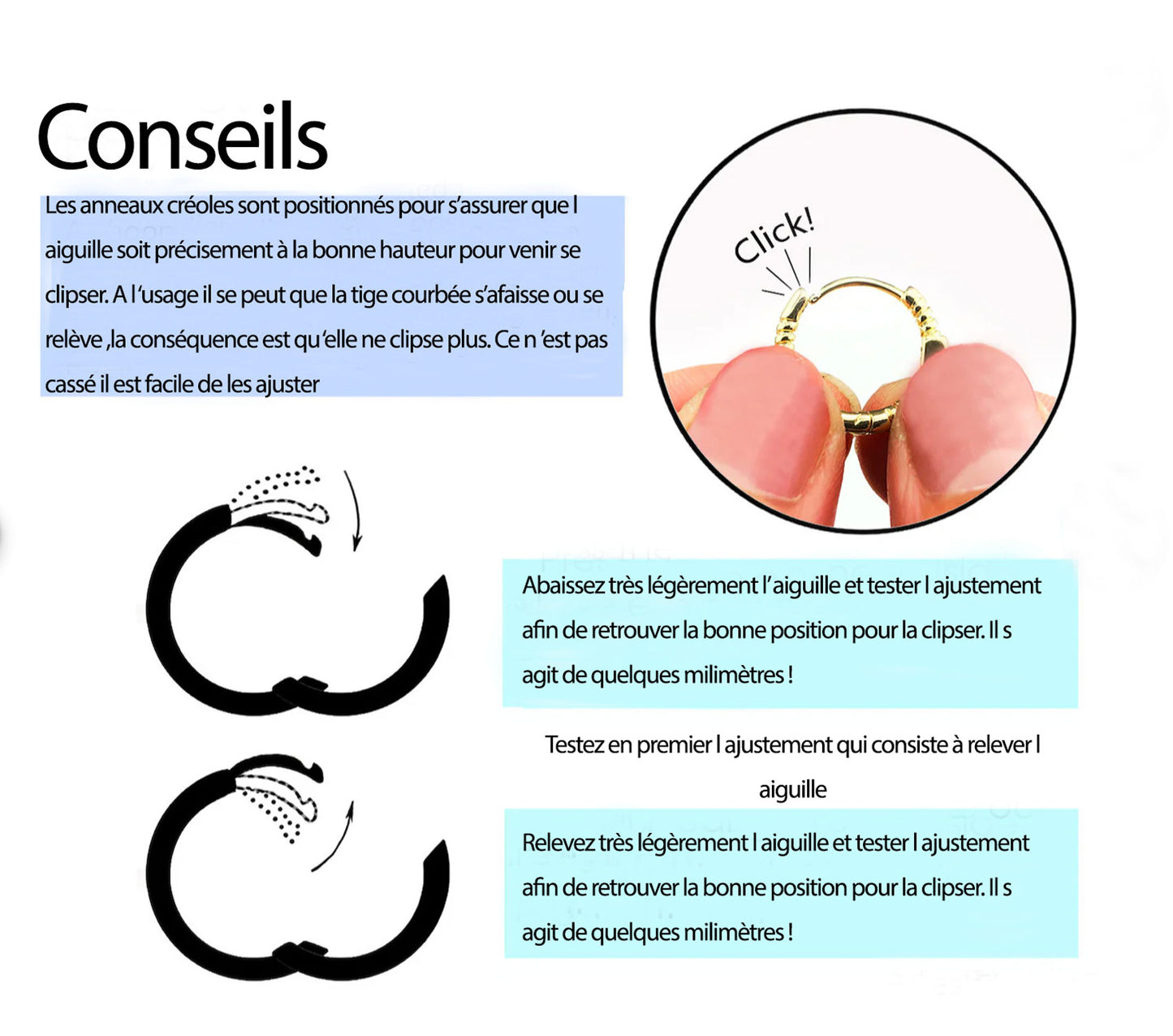 Boucle oreille mini créole Eva