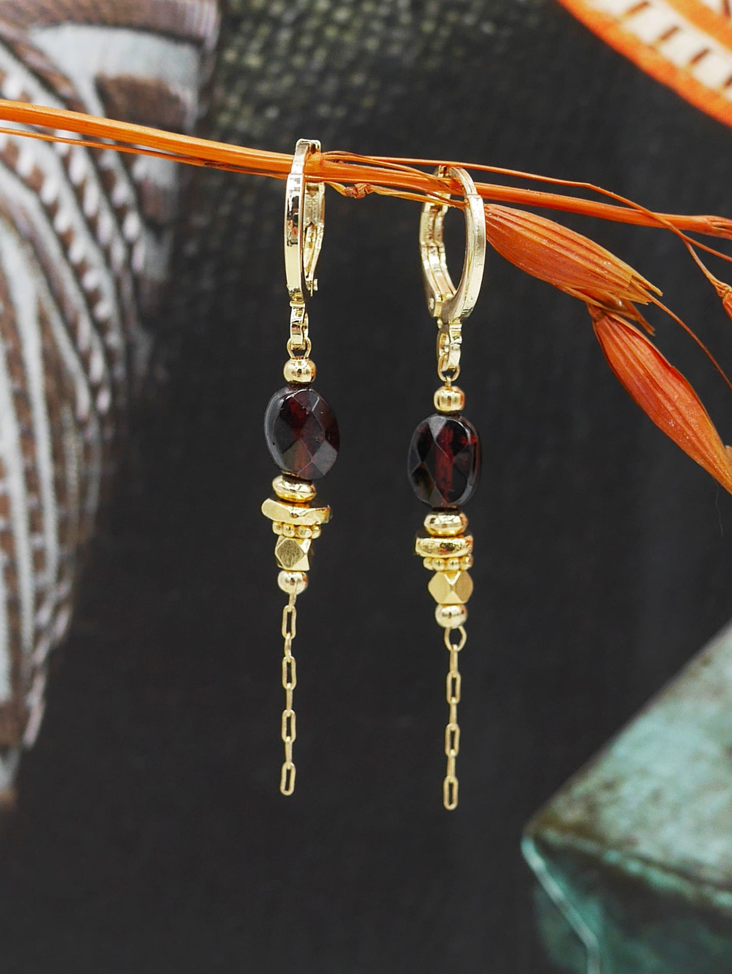 Boucles oreilles dormeuse Ovaline