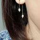 Boucles oreilles duo perles