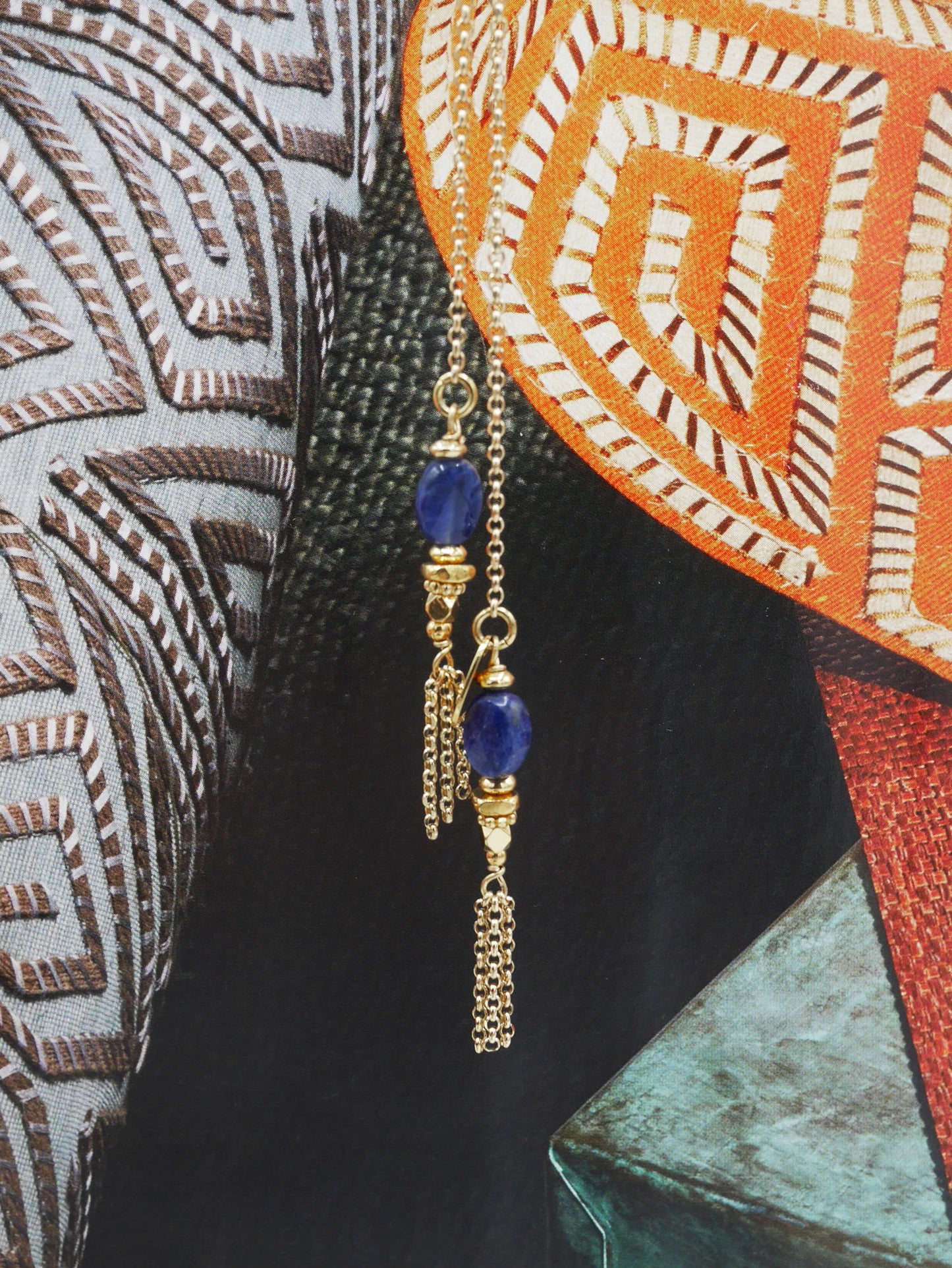 Collier écharpe Ovaline