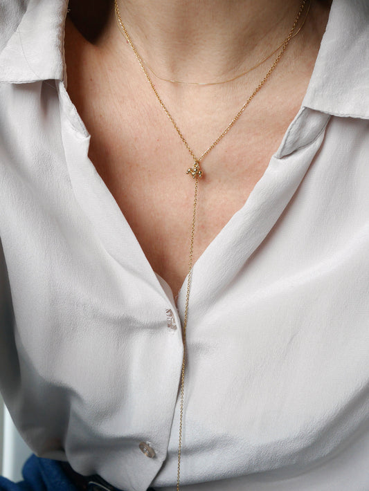 Collier cravate Clochette