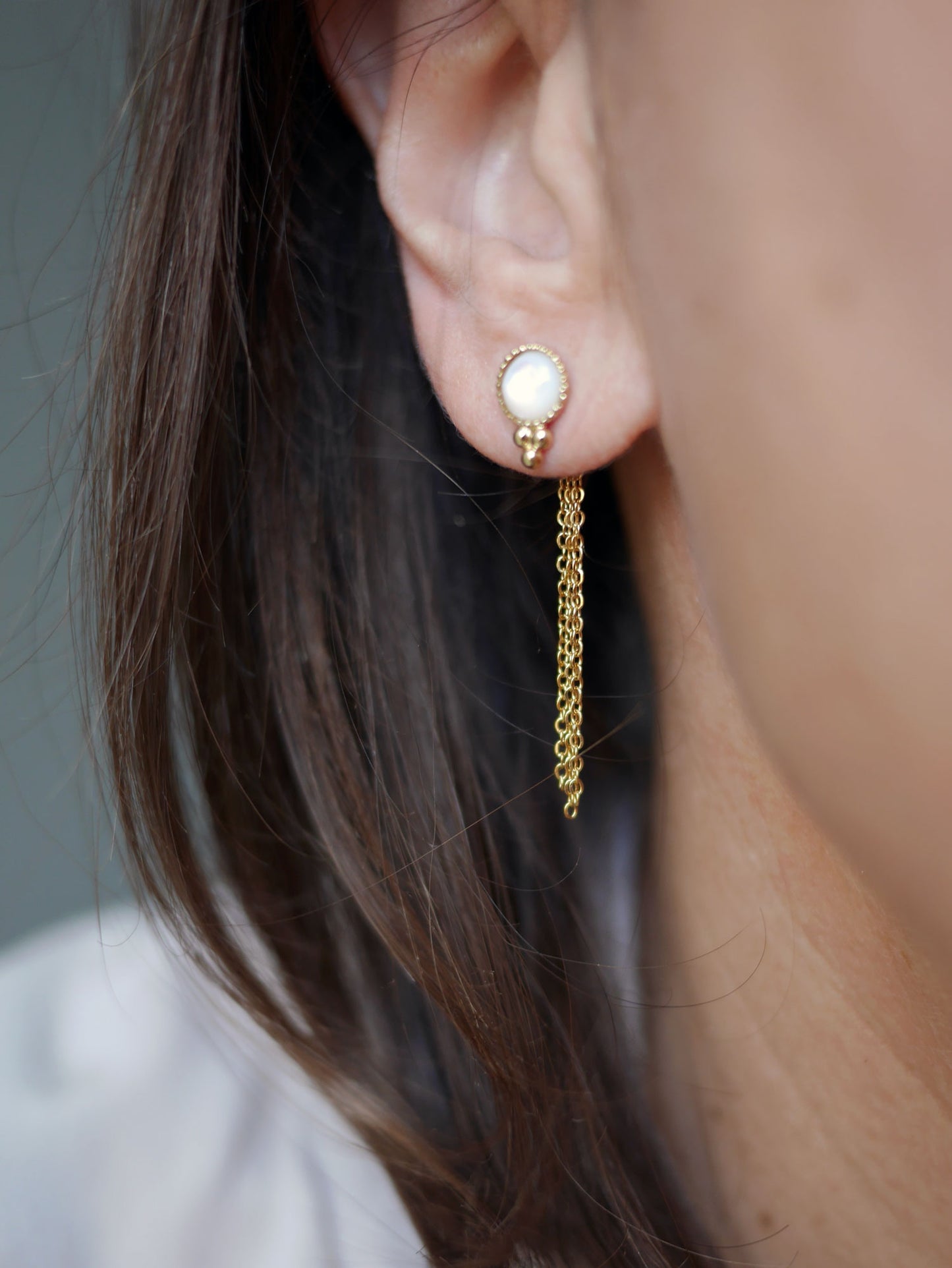 Dos de boucles d'oreilles