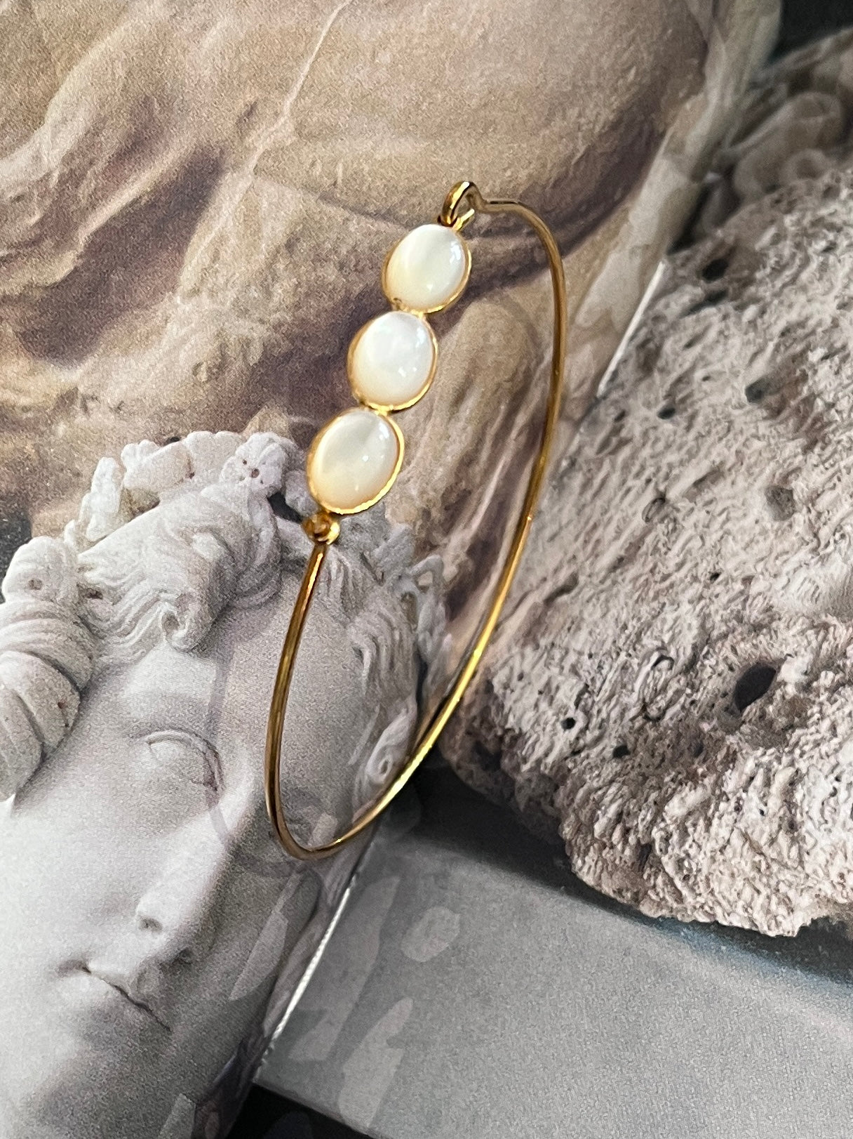 Bracelet jonc oval