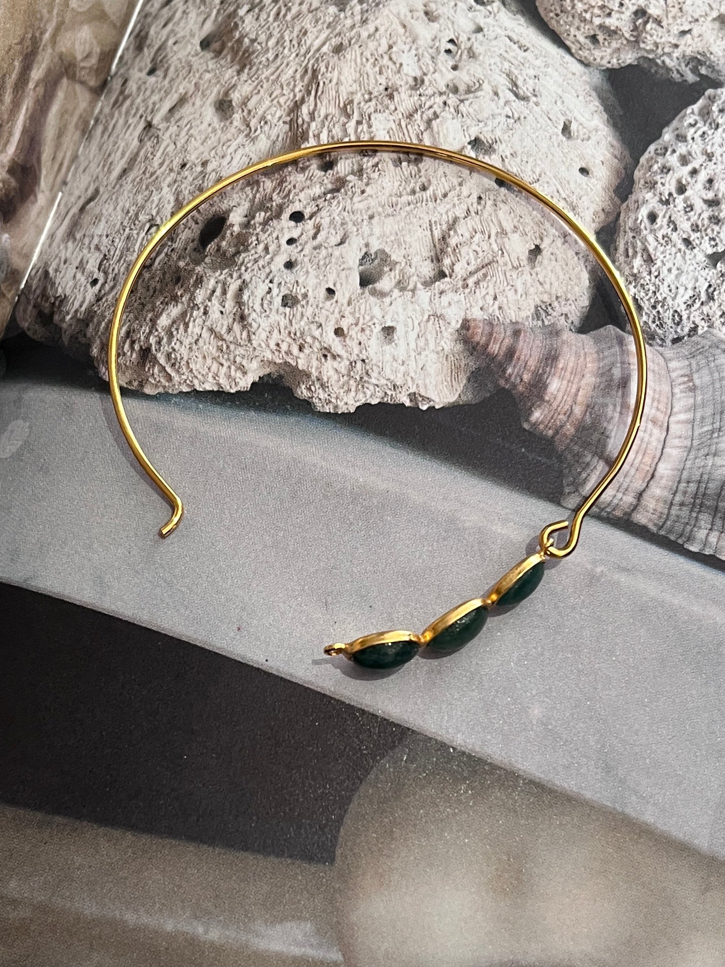 Bracelet jonc oval