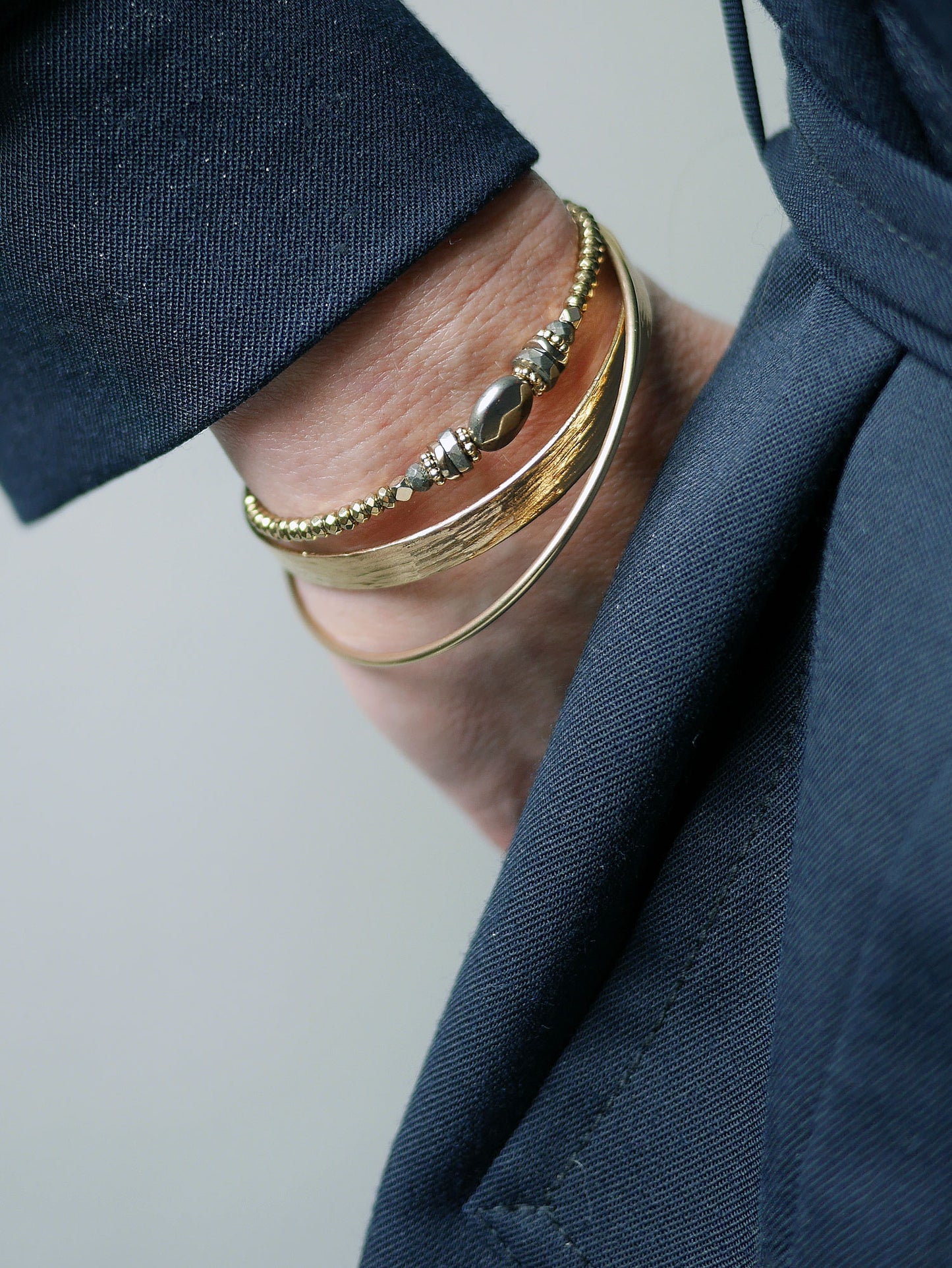 Bracelet Pyrite - Météore