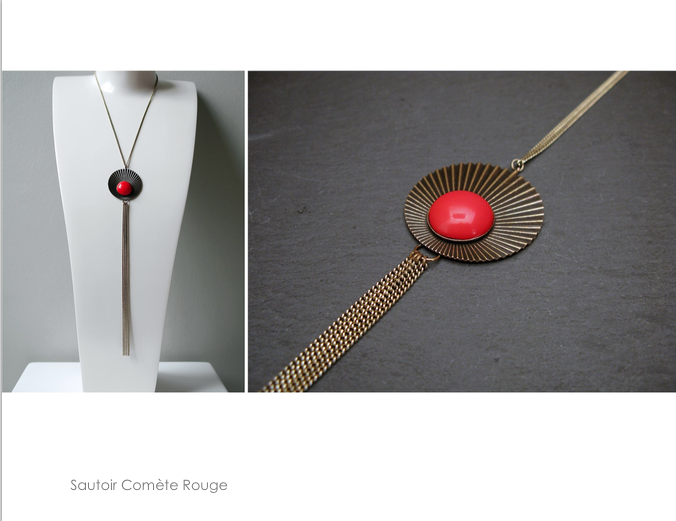 Sautoir Comète 8 coloris