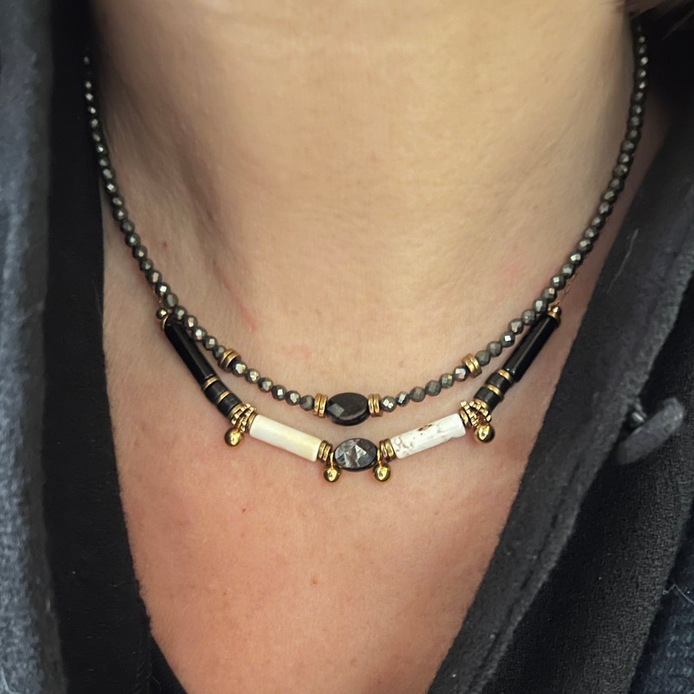 Collier Nomade Pyrite