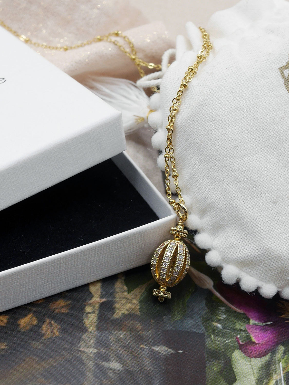 Collier long Melon
