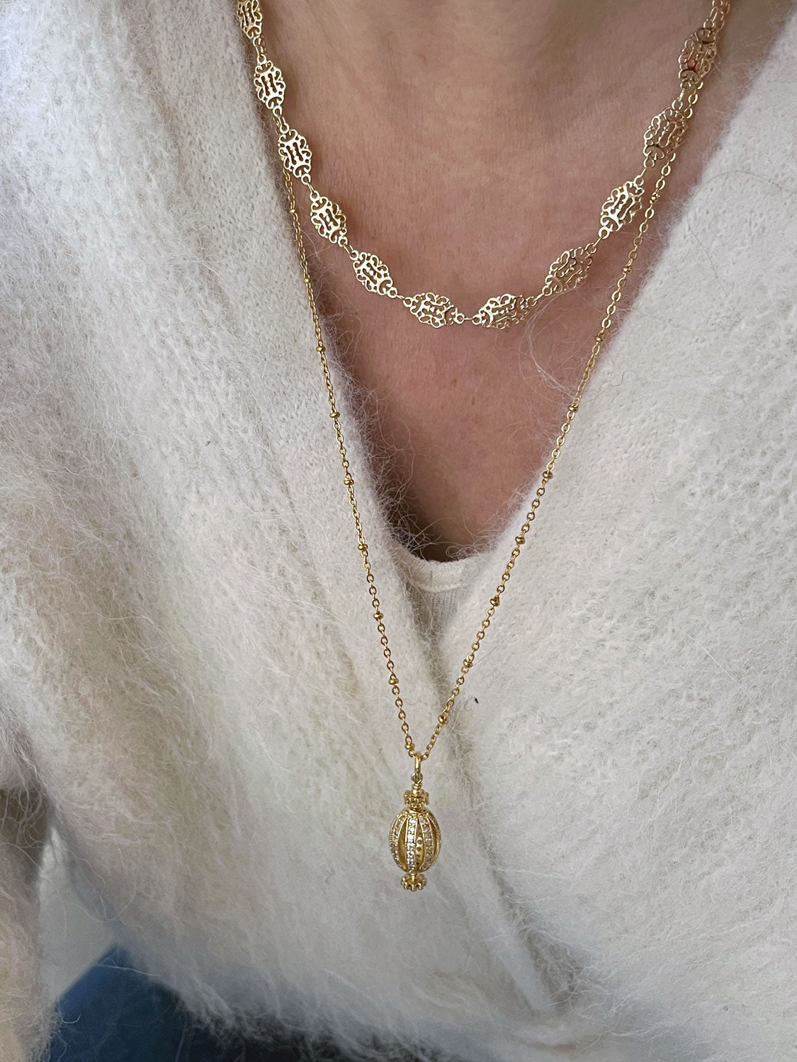 Collier long Melon