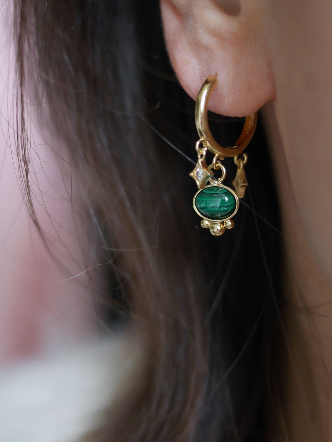 Boucles d'oreilles mini créole Nina