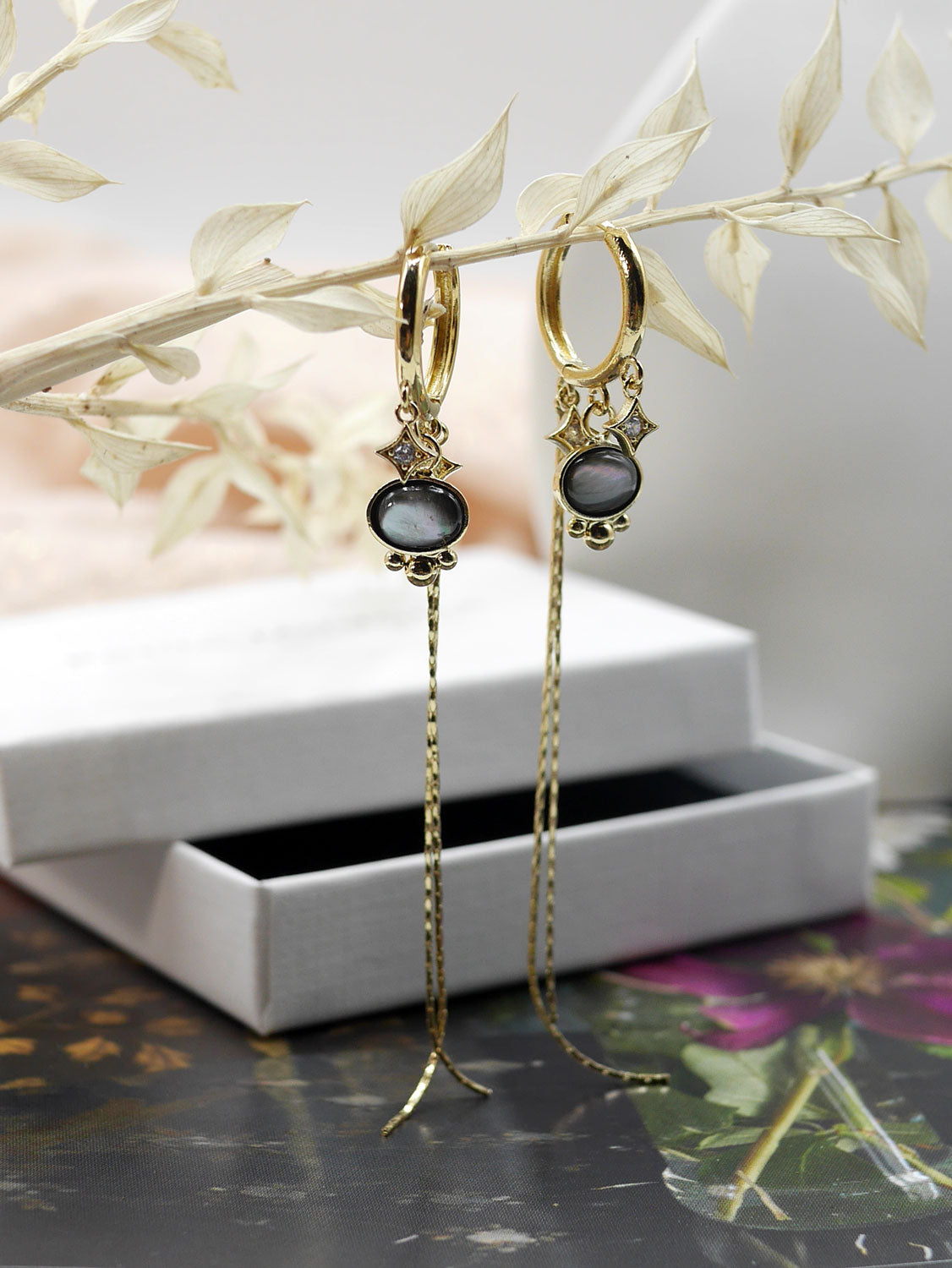 Boucle Oreille Bijoux Marque Française Boucles D'oreilles Aura