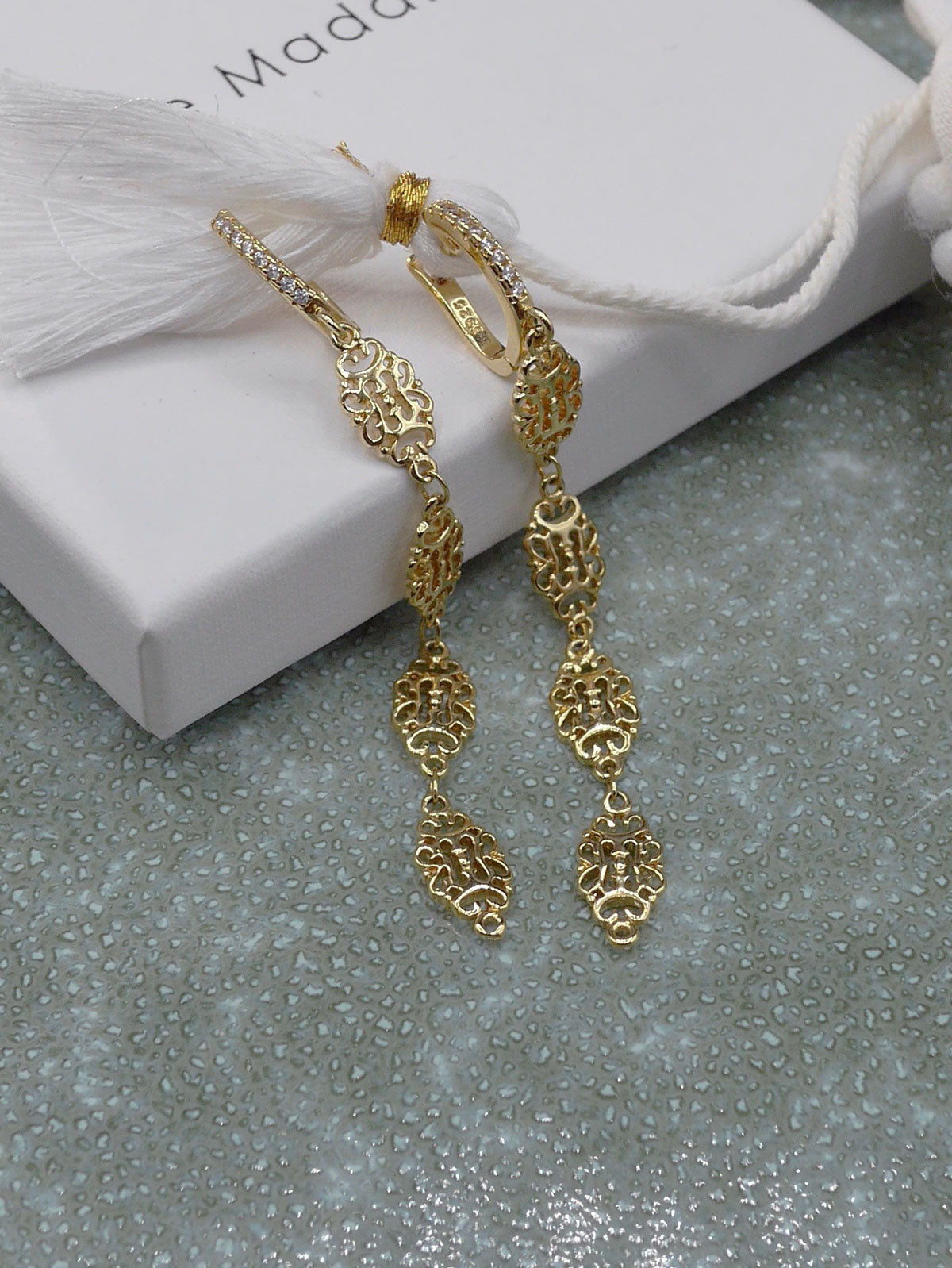 Boucles oreilles longues Irina
