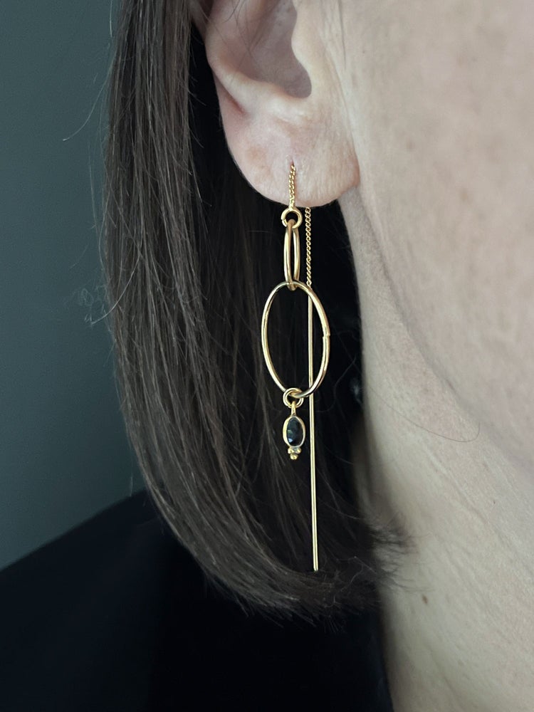 Boucles oreilles longues Coquette