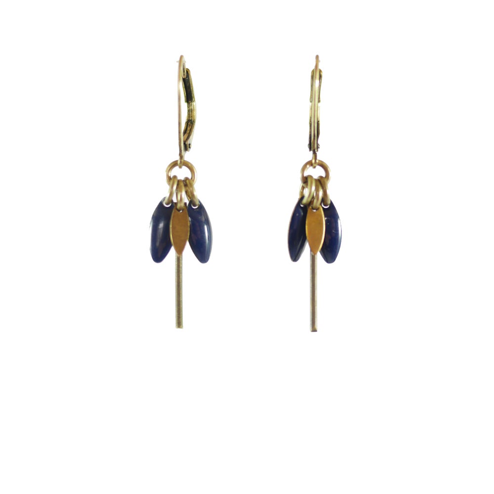 Boucles oreilles Courtes pampilles 4 coloris