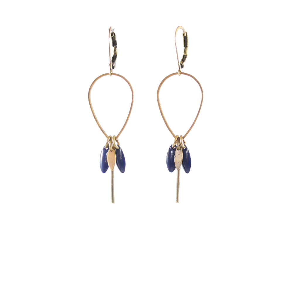 Boucles Oreilles Mi Longues Pampille