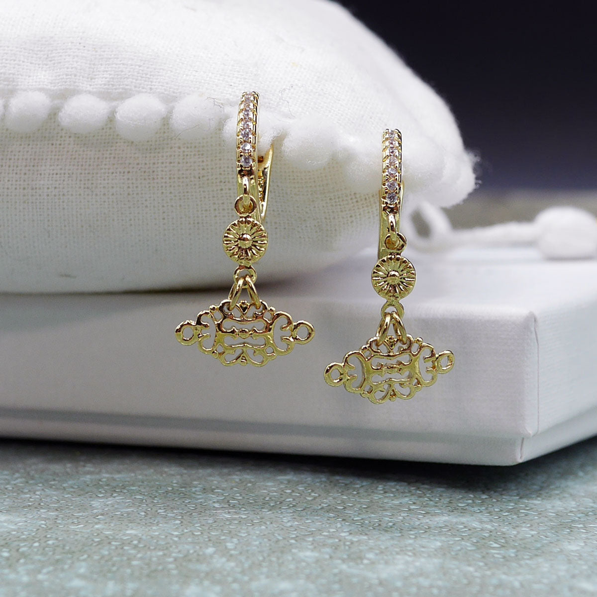 Boucles oreilles courtes Irina