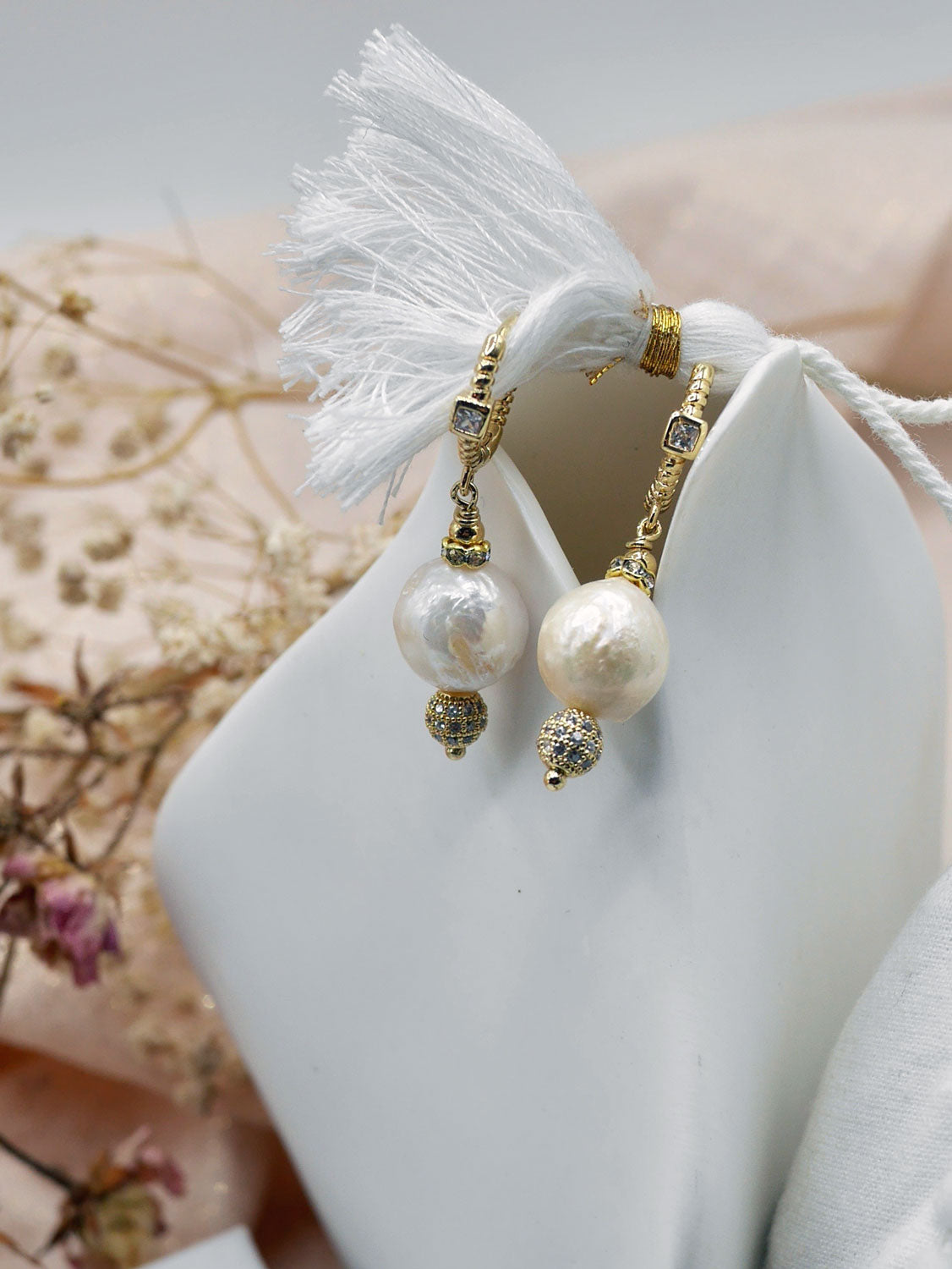 Boucles d'oreilles Irina perle