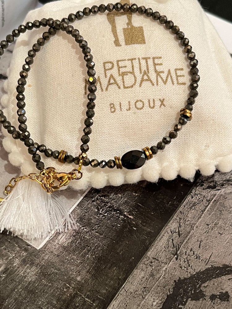Collier Nomade Pyrite