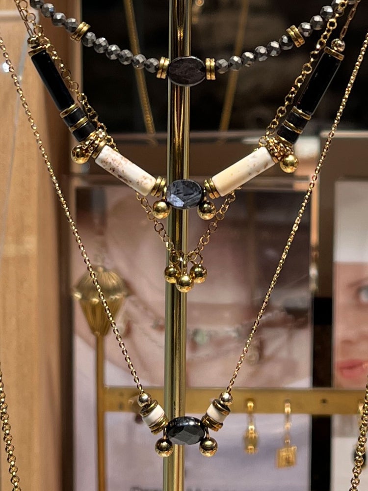 Collier Nomade Pyrite