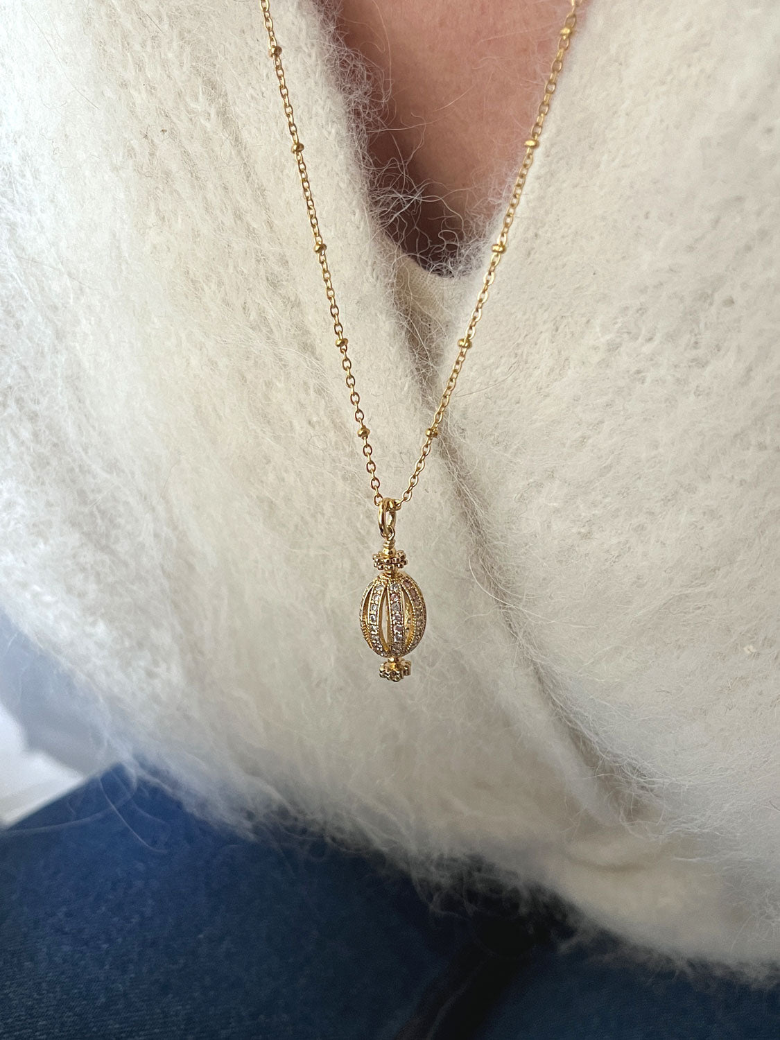 Collier long Melon