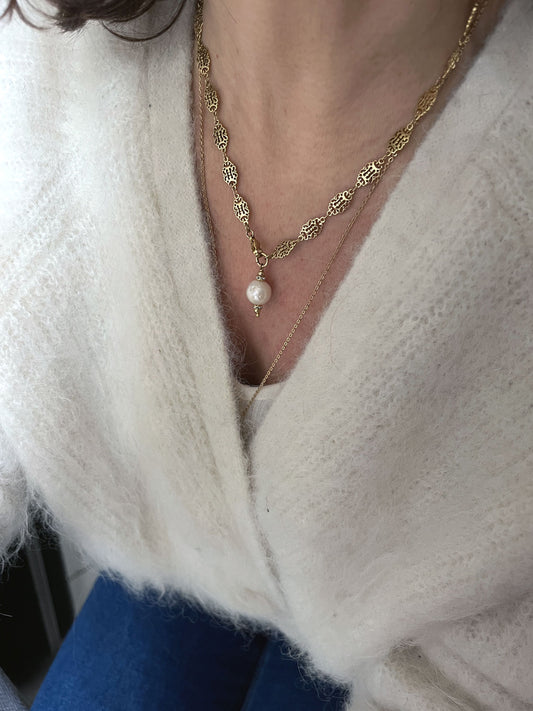 Collier Irina Perle maille