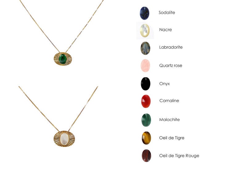 Collier Phèdre 9 Coloris