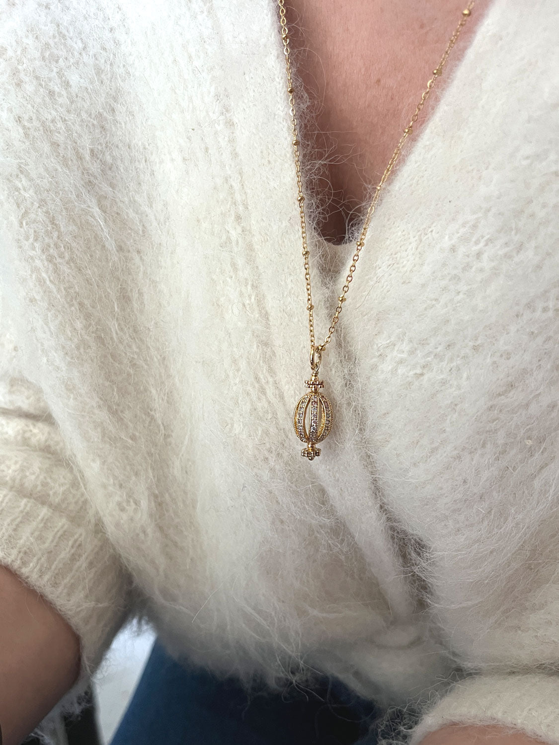 Collier long Melon