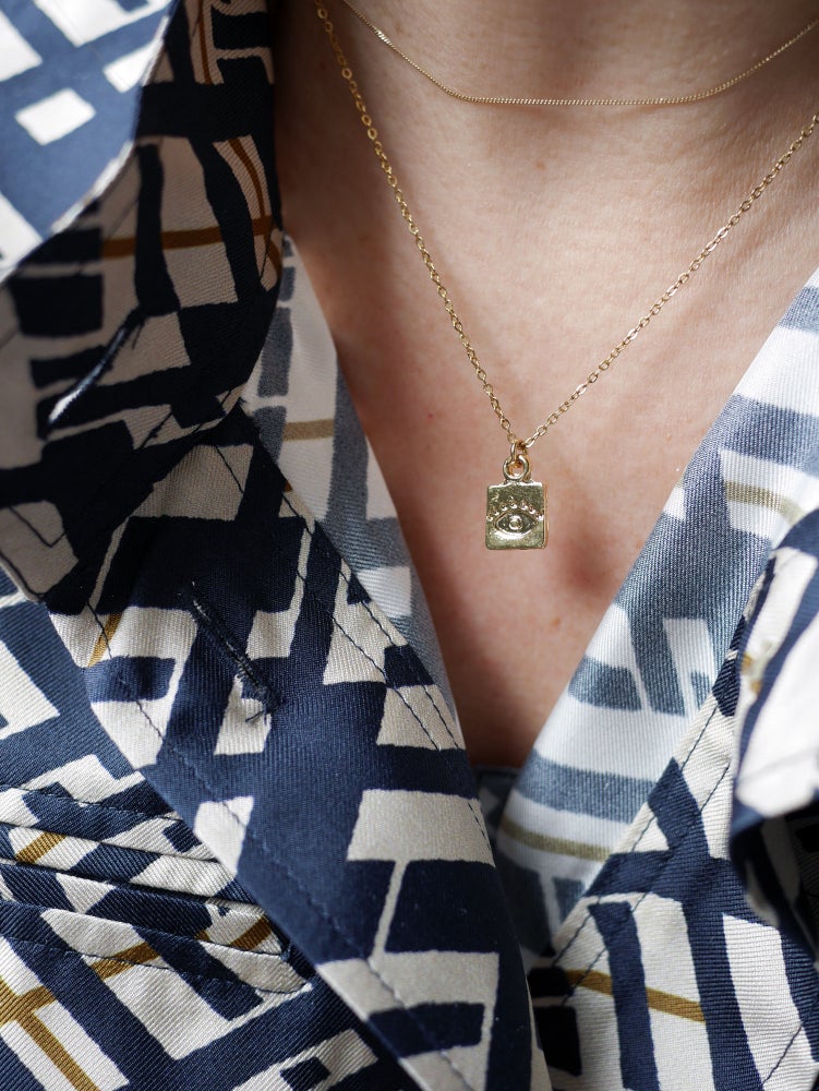 Collier square oeil