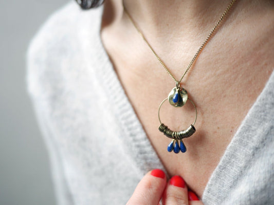 Collier Goutte 9 coloris