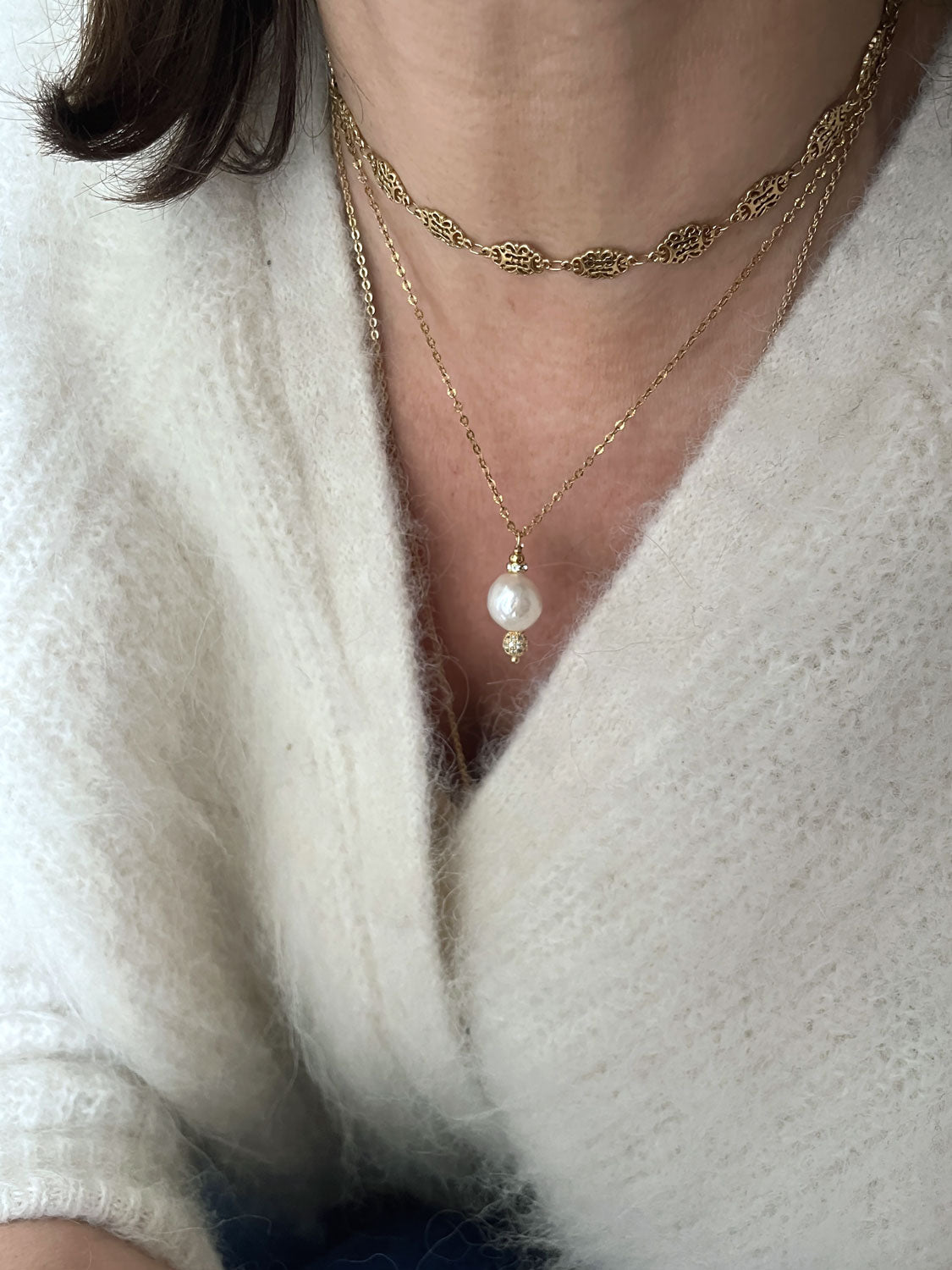 Collier Irina Perle
