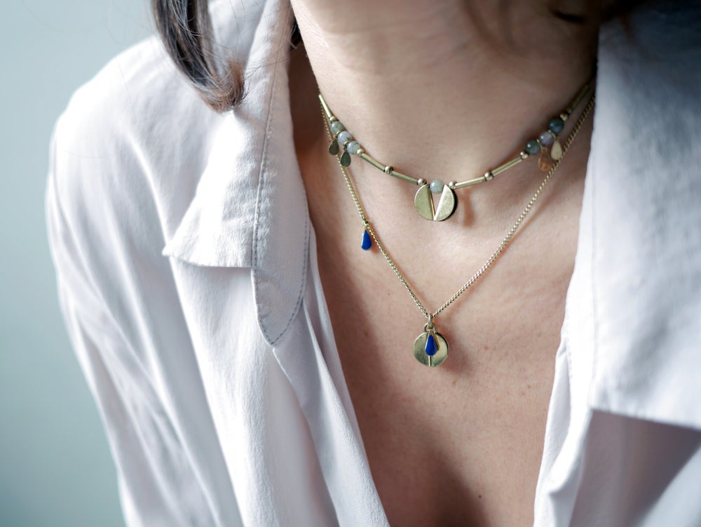 Collier Simple Goutte 7 coloris