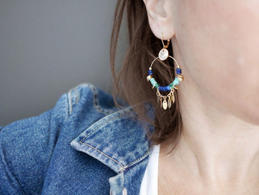 Créole Disque Pampille 6 coloris