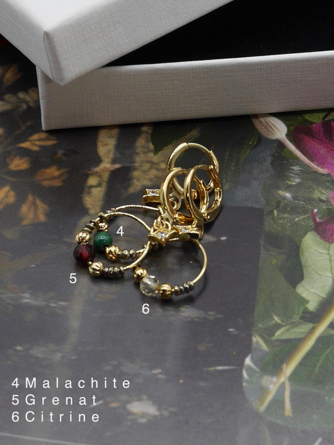 Boucles oreilles créole suspendue Hamsa