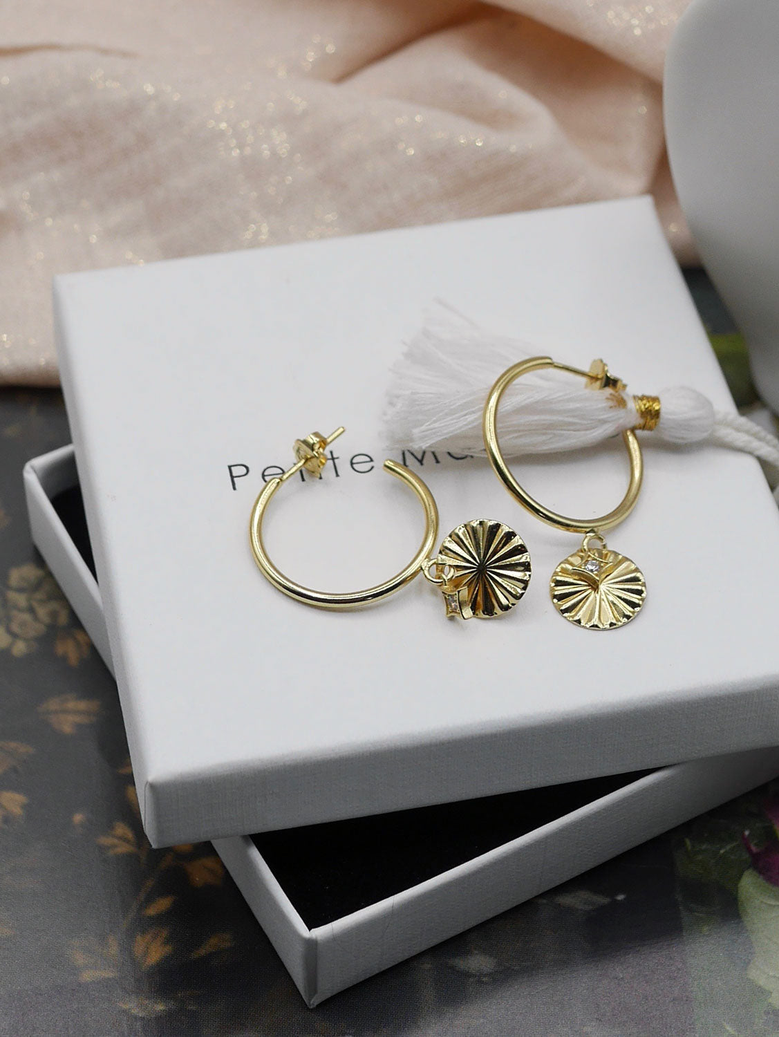 Boucles d'oreilles créole Céleste