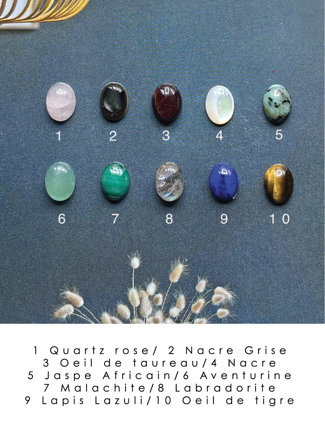 Boucles d'oreilles clou oval Nina