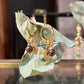 Boucles oreilles mini créole Hamsa