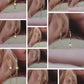 Bijoux personnalisables boucles oreilles à composer , un support créole 8 éléments à ajouter selon vos envies 