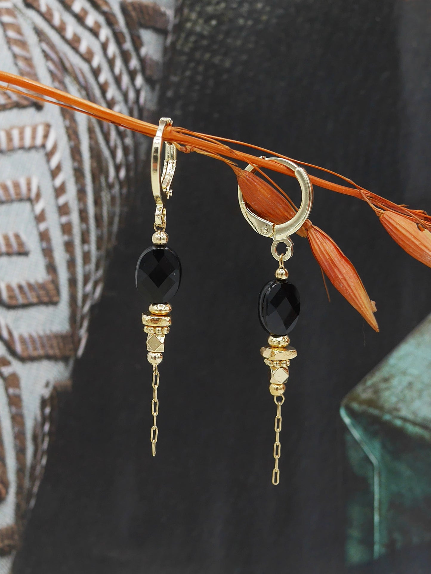 Boucles oreilles dormeuse Ovaline
