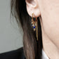 Créole multi rangs Safia dorées 24k-boucles d 'oreilles créateur fabriquées en France
