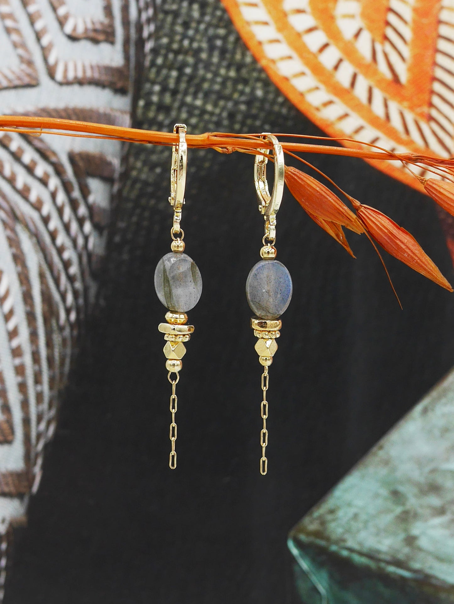 Boucles oreilles dormeuse Ovaline