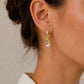 Boucles d'oreilles Multi Safia perle et zircon – Petite Madame