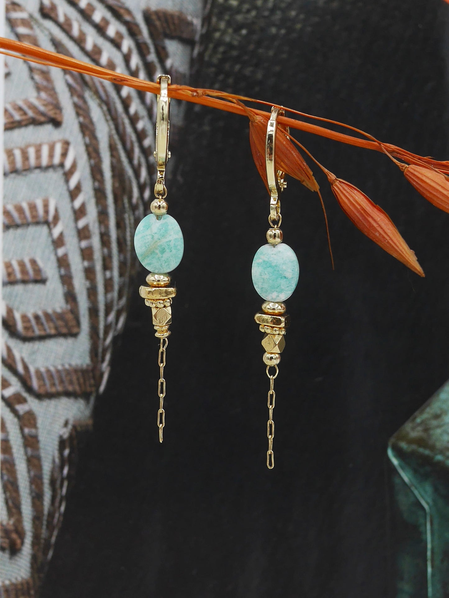 Boucles oreilles dormeuse Ovaline