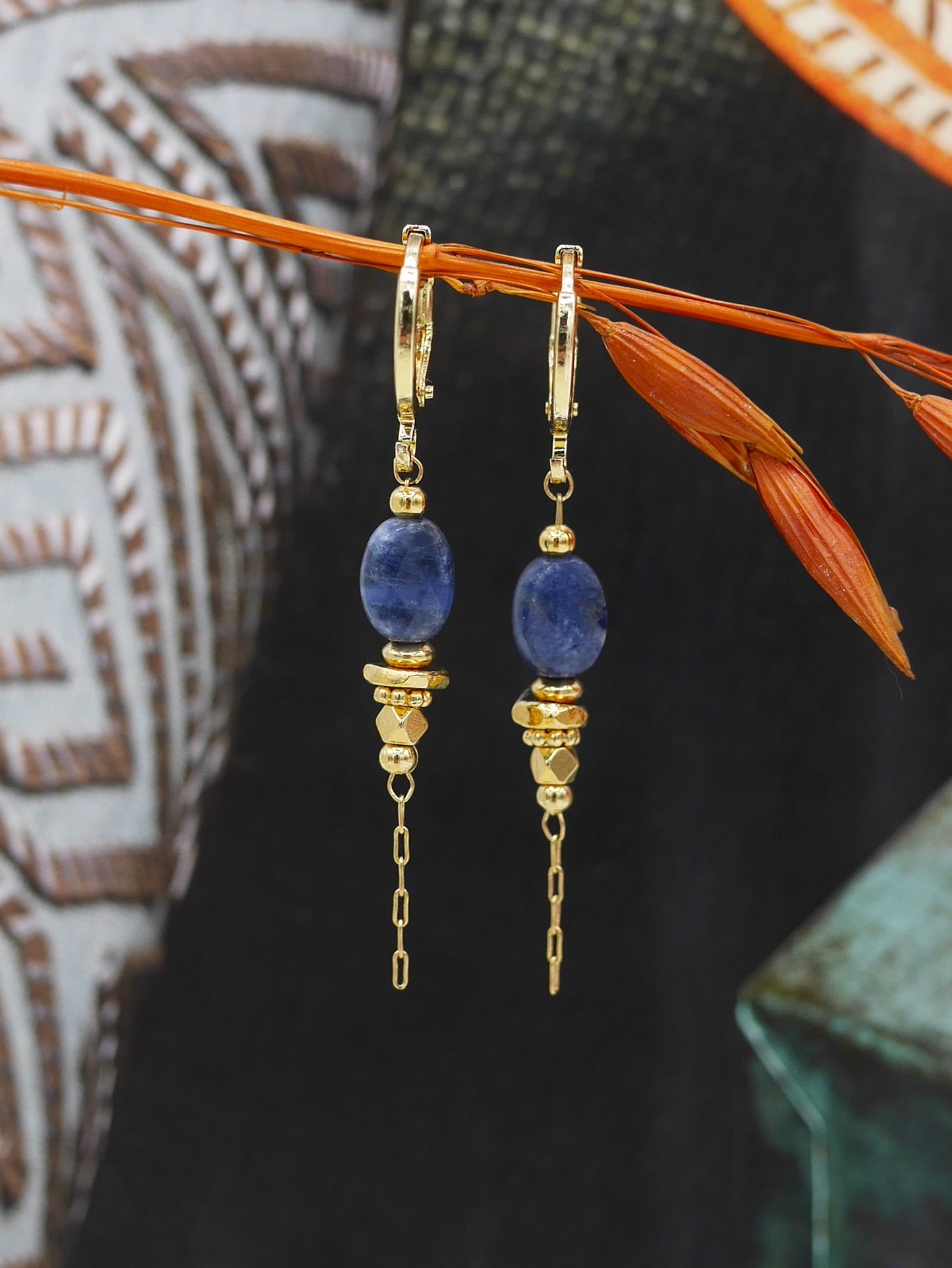 Boucles oreilles dormeuse Ovaline