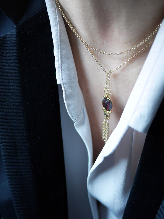 Collier écharpe Ovaline