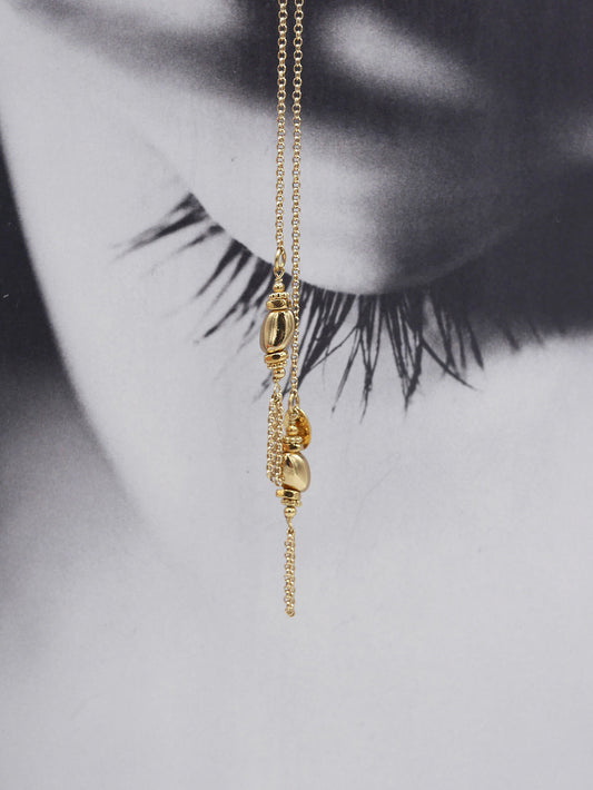 Collier écharpe Galet