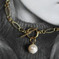 Collier ras de cou colette perle