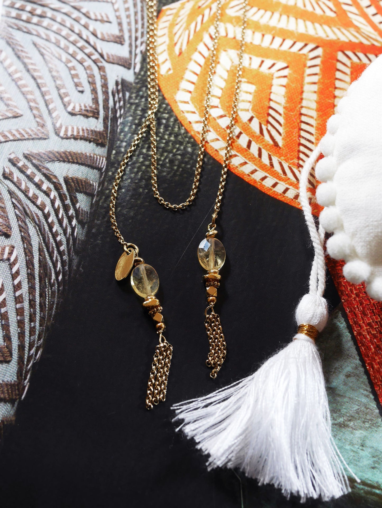 Collier écharpe Ovaline