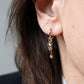 Mini créole Safia - boucles d'oreilles légères sans nickel, faites main à Guérande