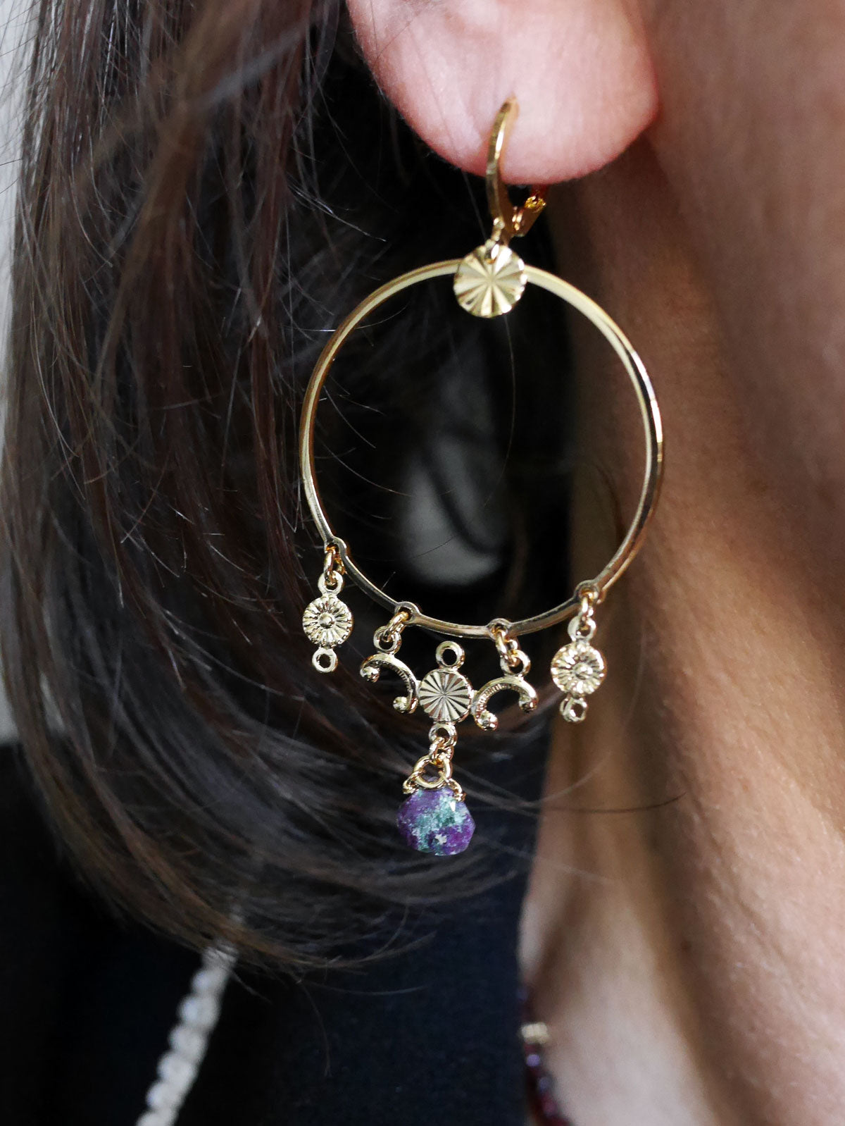 Boucles d'oreilles fantaisie originales pour femmes à petit prix