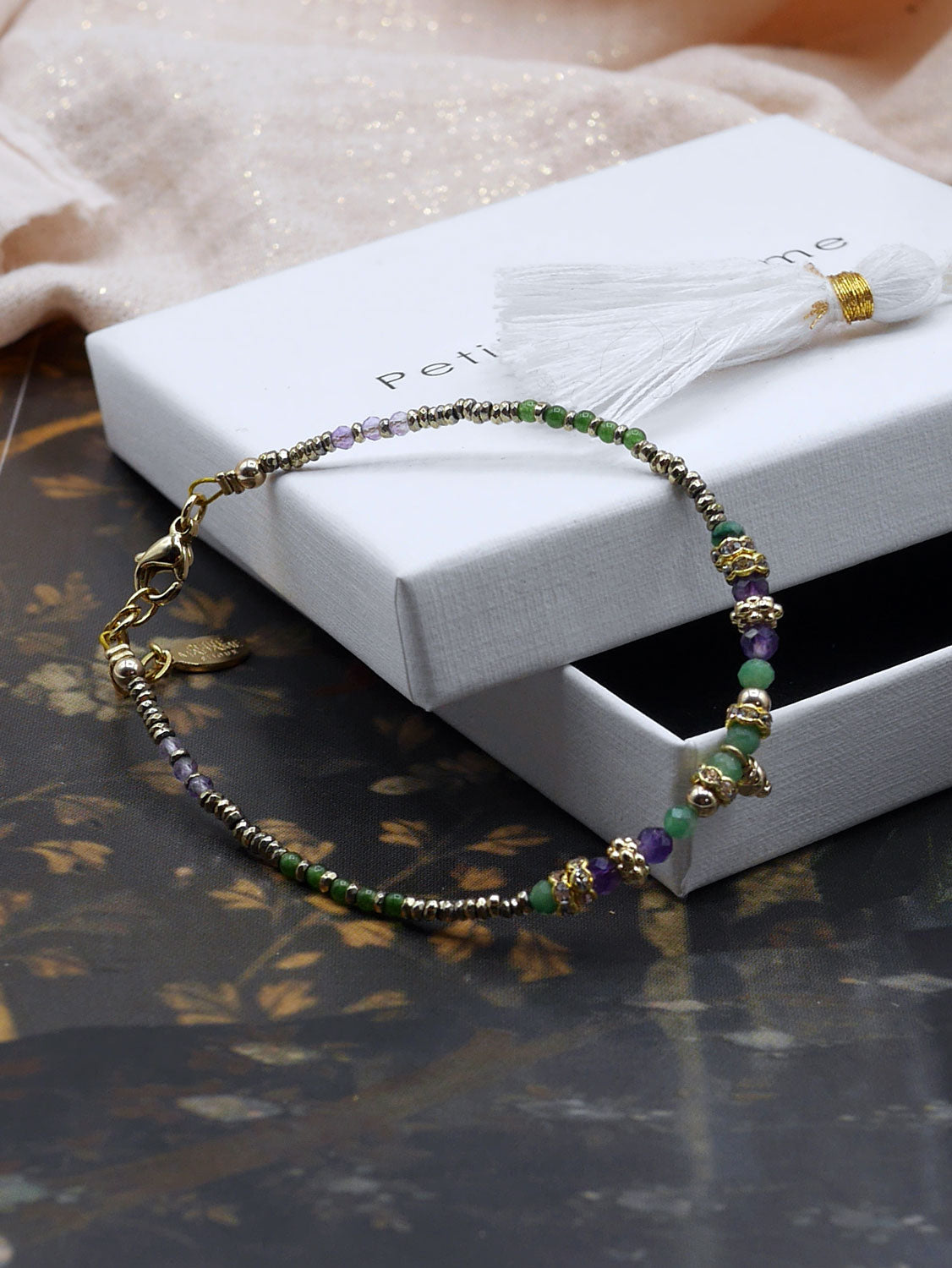 Bracelet de perles fines naturelles fait main créatrice Petite Madame –  Petite Madame